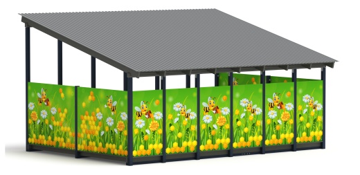 Теневой навес (Пчёлка) - МФ 71.6.4-05