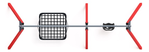 Качели М2 (красный) ИО 12.М.06.01.01-01