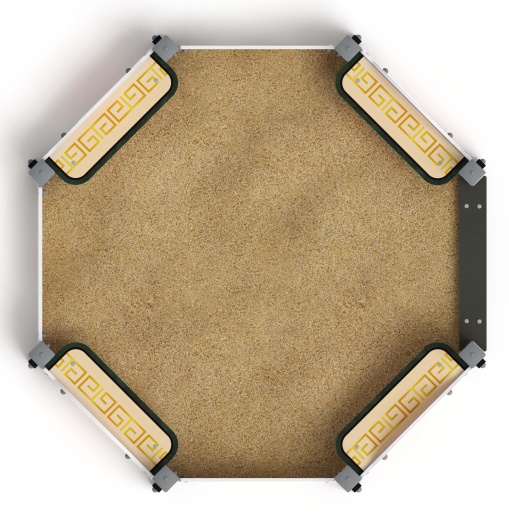 Песочница восьмигранная Карнавал (Шанхай) - ИО 5.01.04-21