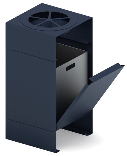 Урна парковая с пепельницей - МФ 50.02.05  (под анкера)