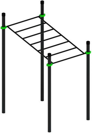 Воркаут ЛОВ 108 зеленый ВТ 102.07-02