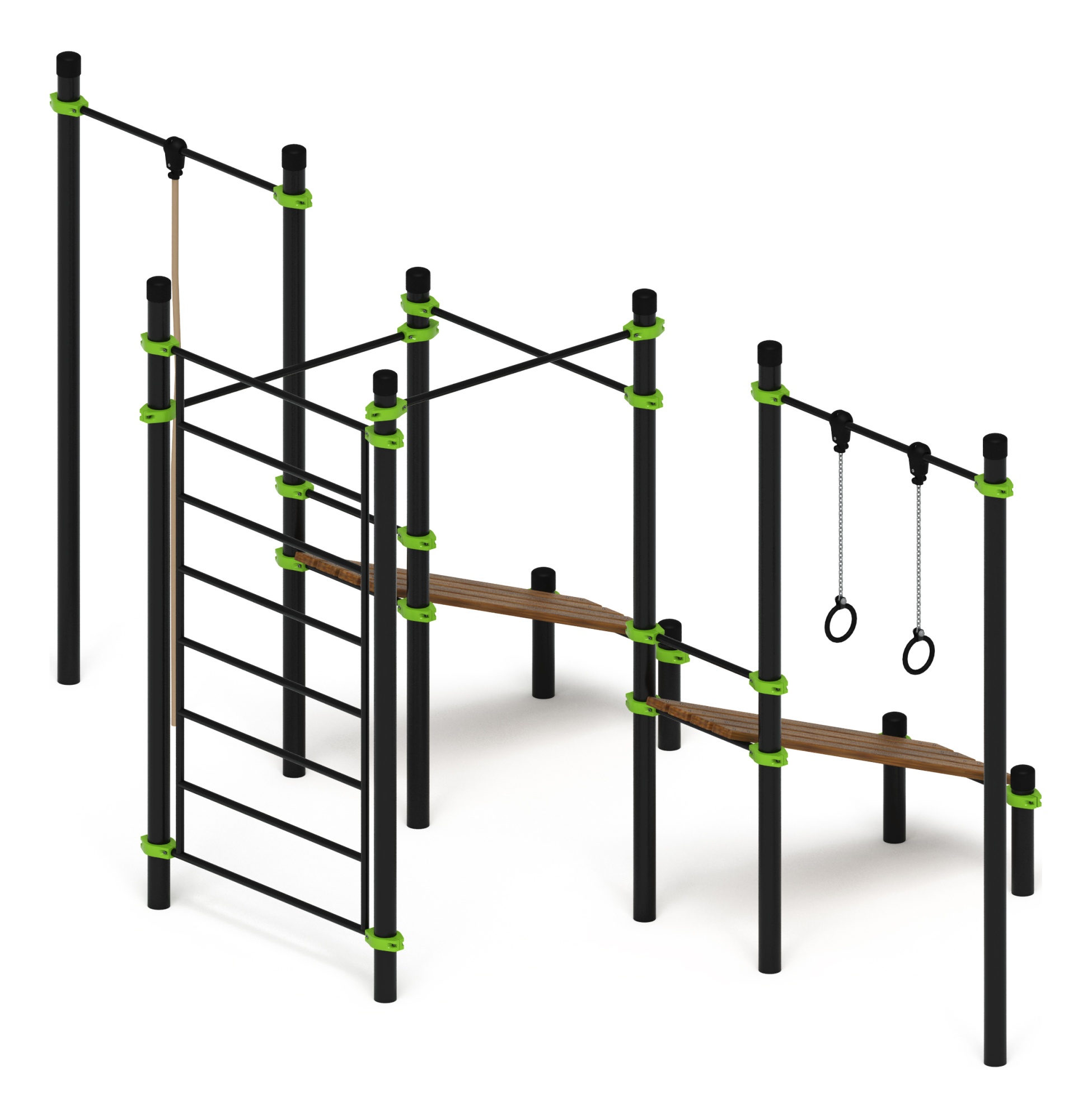 Воркаут 108 зеленый ВТ 12.18-02