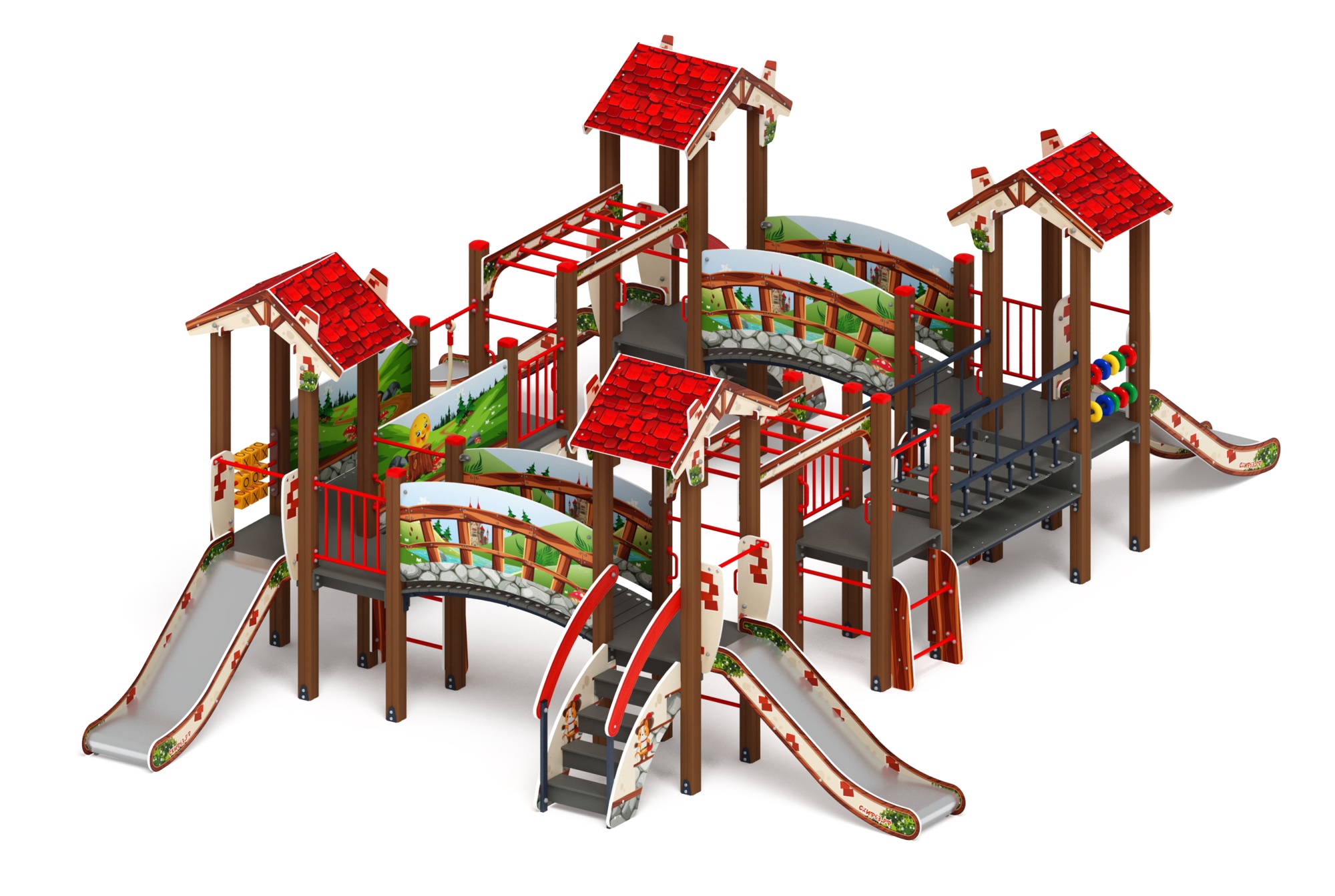 В гостях у сказки - ДИК 1.05.01-08.С - Игровой комплекс H=900