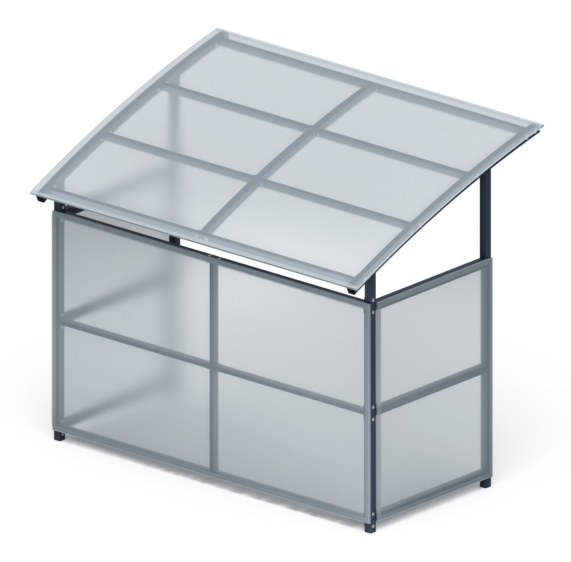 Навес для колясок (1 секция) МФ 741.01-02