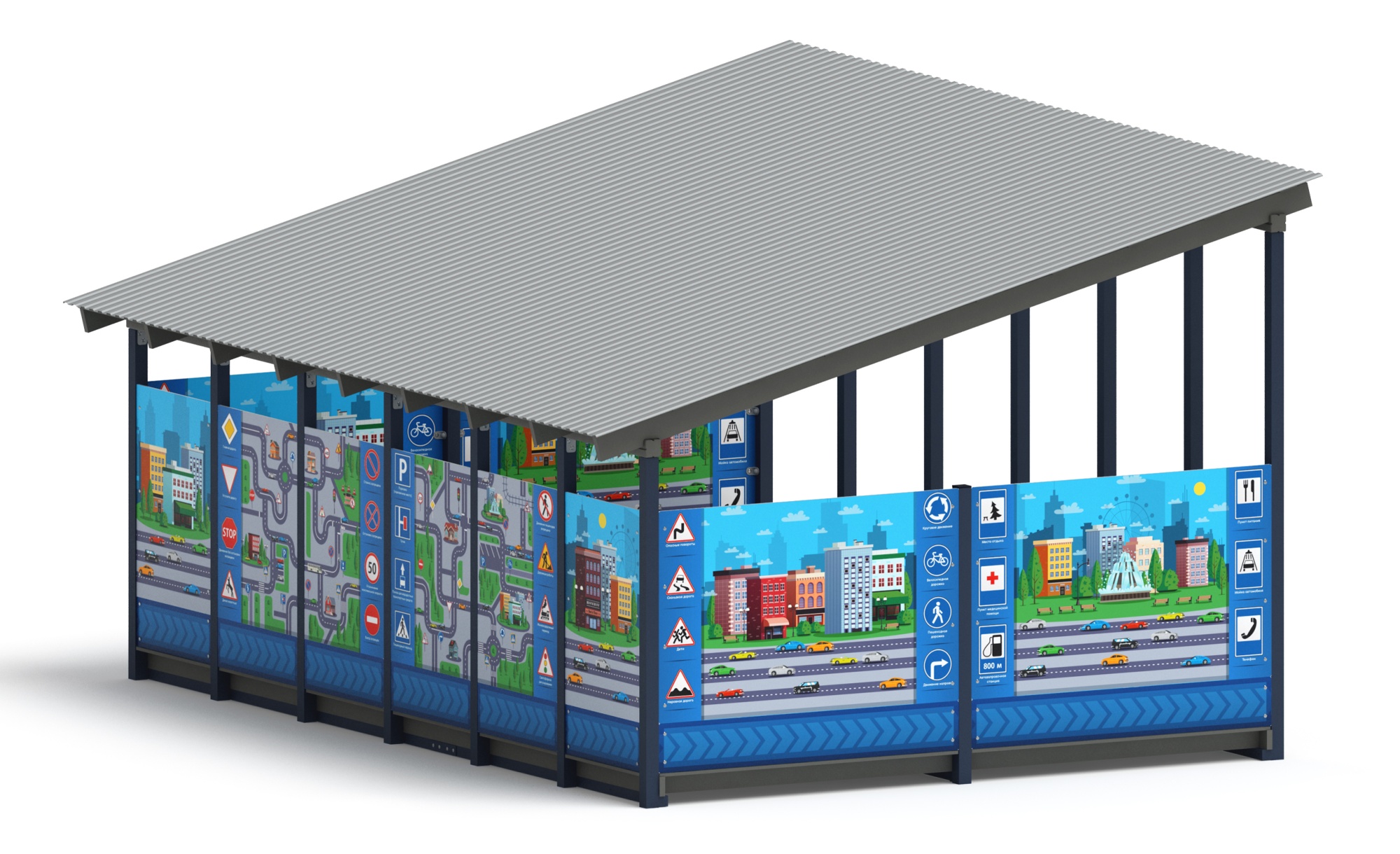 Теневой навес (ДПС) - МФ 71.6.4-14