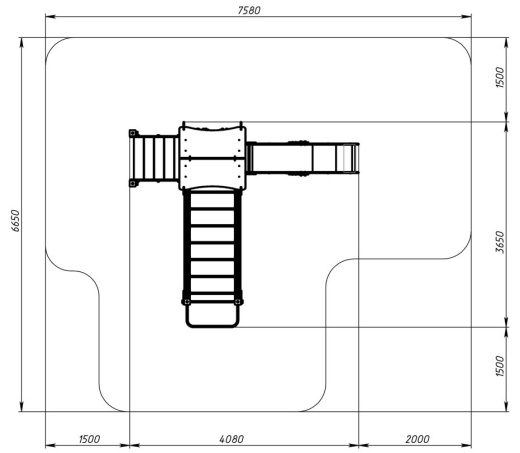 Лукоморье - ДИК 2.25.04-01.С - Игровой комплекс H=1200
