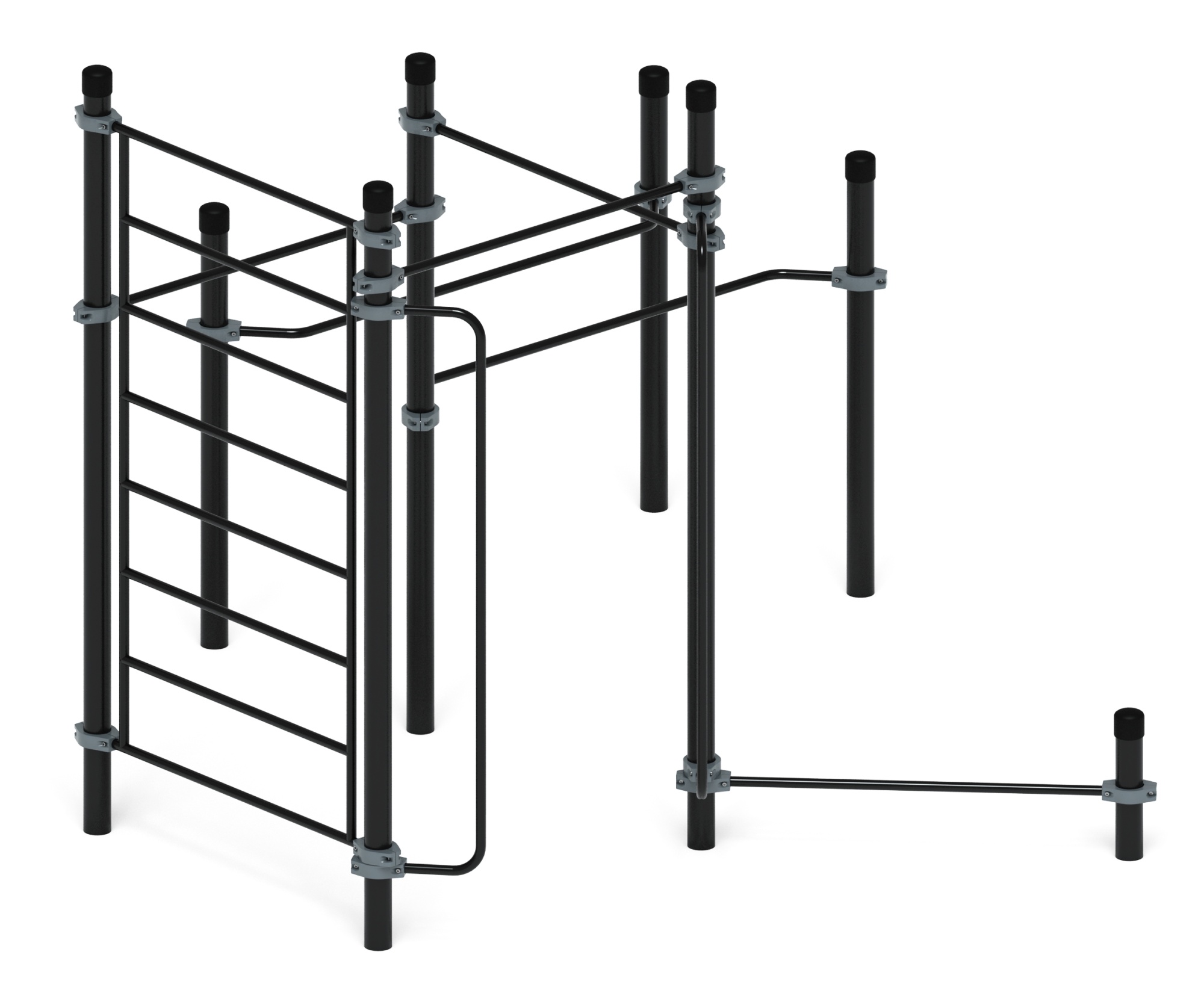 Воркаут ЛОВ 89 серый ВТ 101.15-03