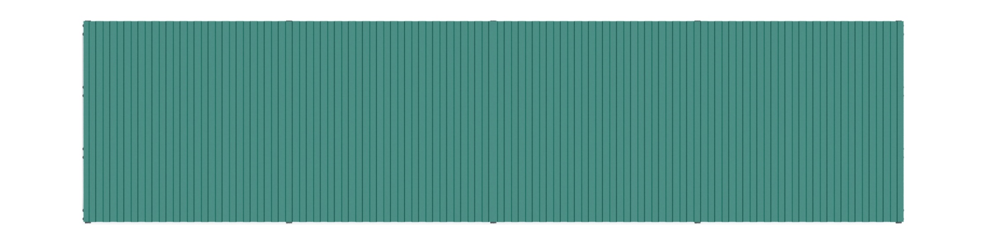 Навес контейнерной площадки для мусора (4 секции) МФ 55.02.03.4-01