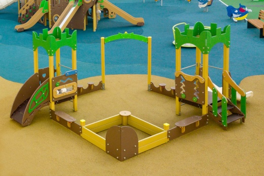 Песочница "Две башни" МФ-1.3