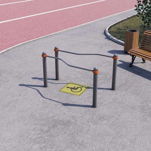 Брусья изогнутые СВС-118