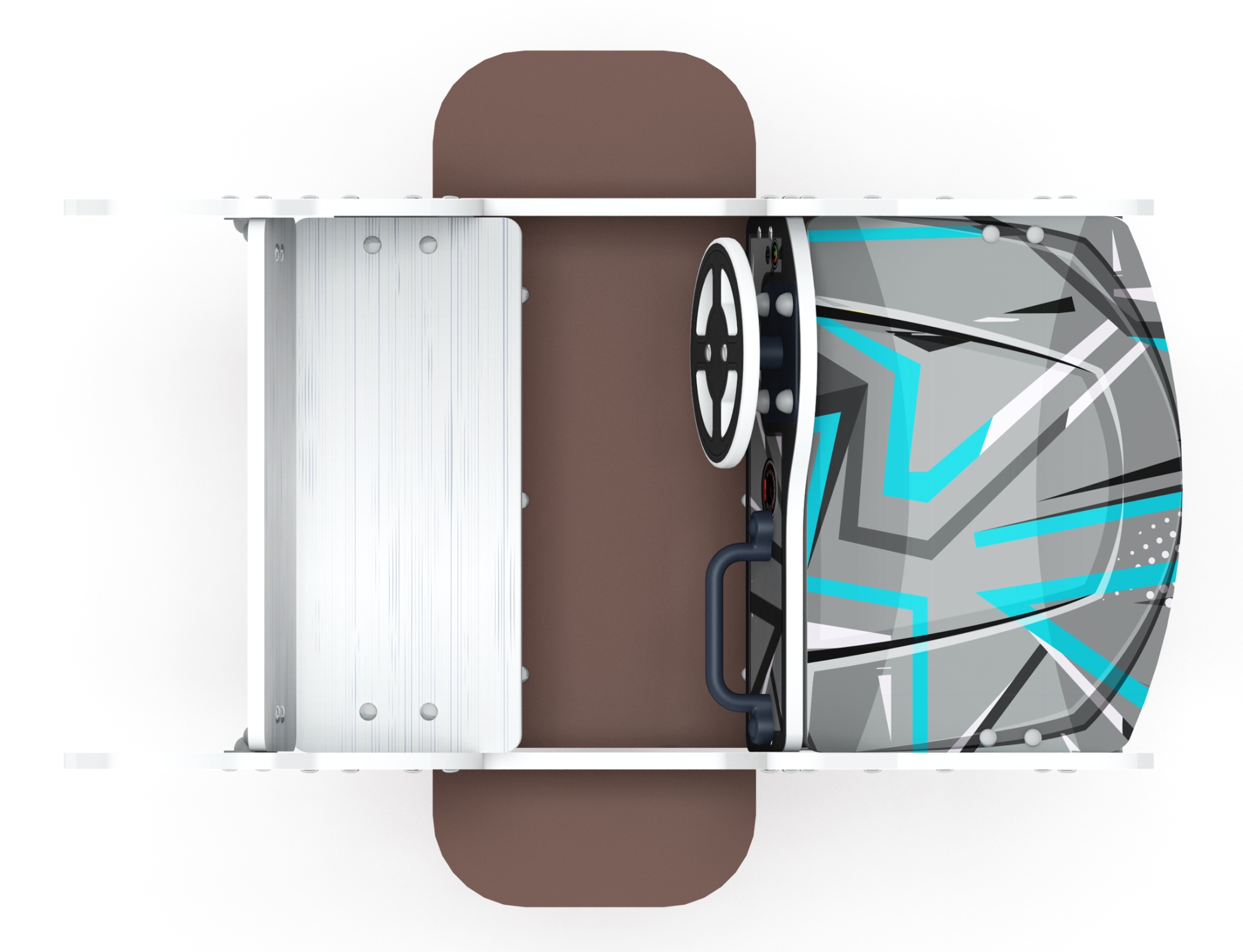 Кабриолет - Качалка на пружине двухместная машинка - ИО 23.03.02-04