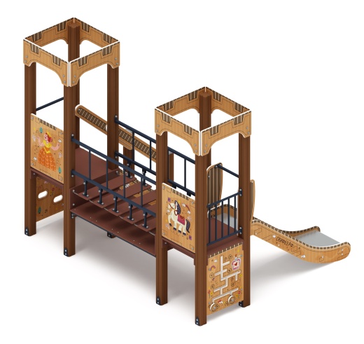 Королевство (Картонное) - ДИК 1.15.07-12 - Игровой комплекс H=900