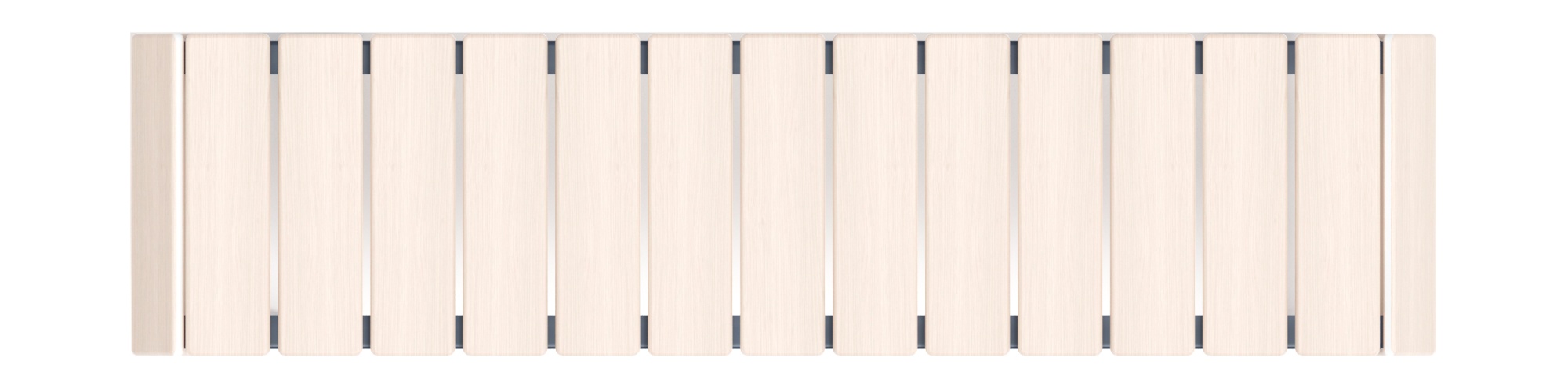 Скамья - МФ 42.02.04-11 (Беленый дуб) Г:380  (под анкера)