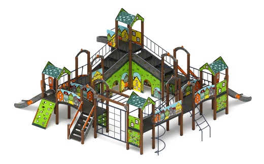 Остров детства (Город) - ДИК 2.01.8.02-11 - Игровой комплекс H=1200 H=2000