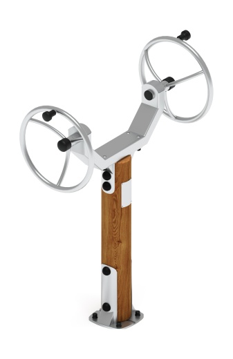 Тренажер рули (положение стоя) (лиственница темный) СТ 105-Л.И1.01