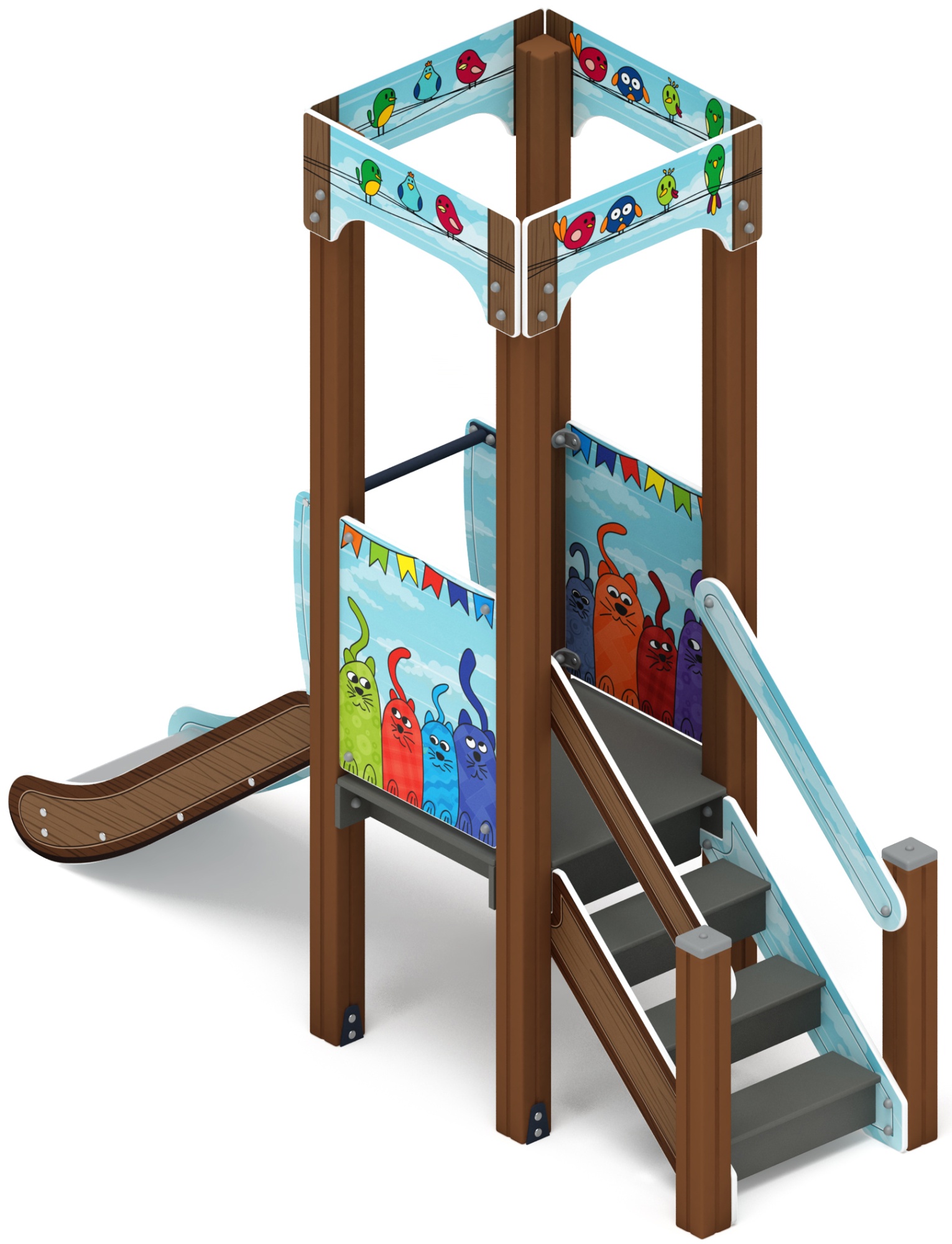 Горка - ИО 41.15.01-11 - Королевство (Коты) H=750