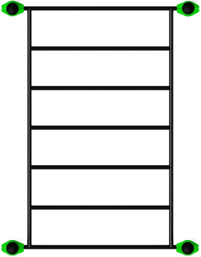 Воркаут ЛОВ 108 зеленый ВТ 102.07-02