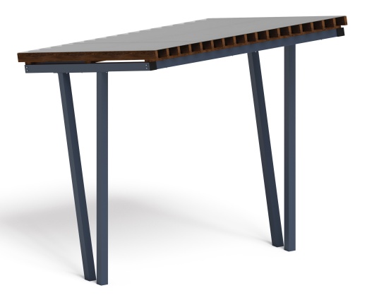 Пергола тент (наклоная) - МФ 77.03.01 /с поликарбонатом/