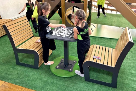 Стол "Парковый" с шахматной доской СТ-1.6