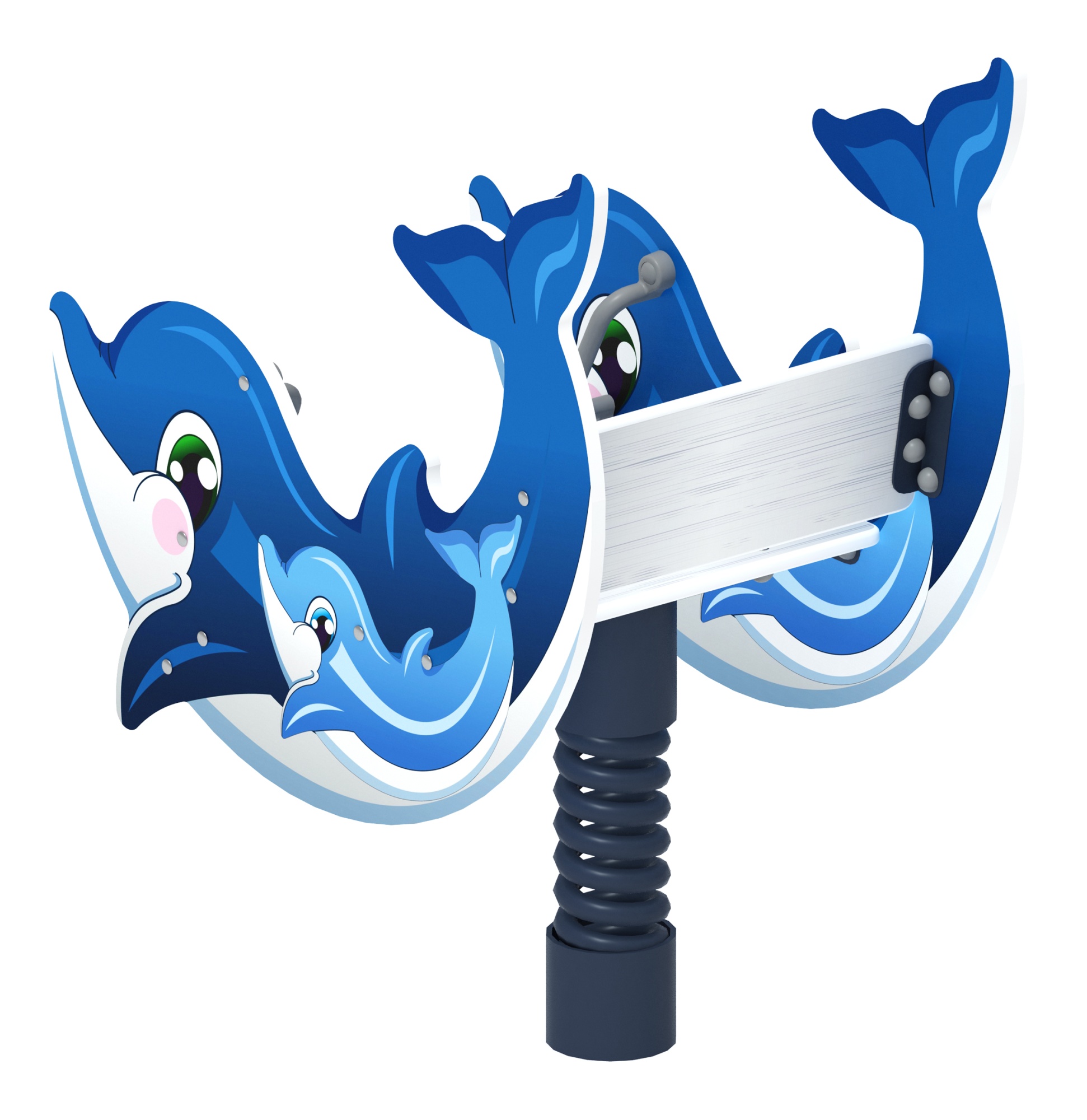 Дельфинчик - Качалка на пружине - ИО 22.17.02-И1