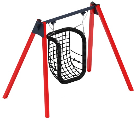 Качели М1 (красный) - ИО 11.М.08.01-01