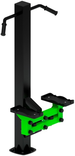 Степ (зеленый) - Уличный тренажер - СТ 014-12