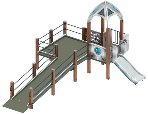 Забота Космопорт (серый) горка Н 750 ДОВ 20.14.03-02