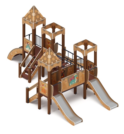 Королевство (Картонное) - ДИК 1.15.04-22 - Игровой комплекс H=900