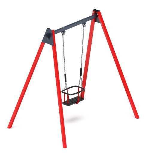 Качели М1 (красный) - ИО 11.М.04.03-01