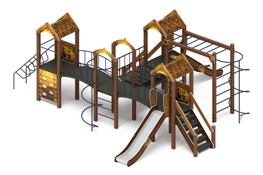 Дворик детства (ЭКО) - ДИК 2.01.4.02-02 - Игровой комплекс H=1200