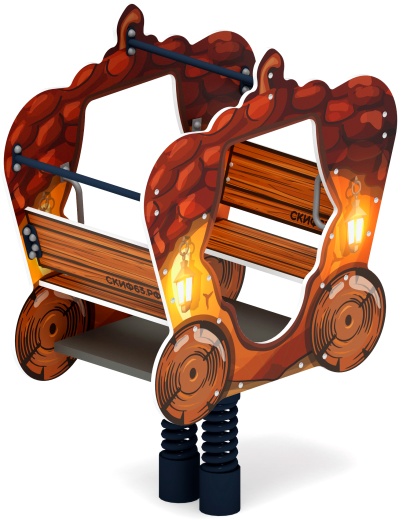 ИО 23.03.03-02 Качалка на пружине карета Желудь