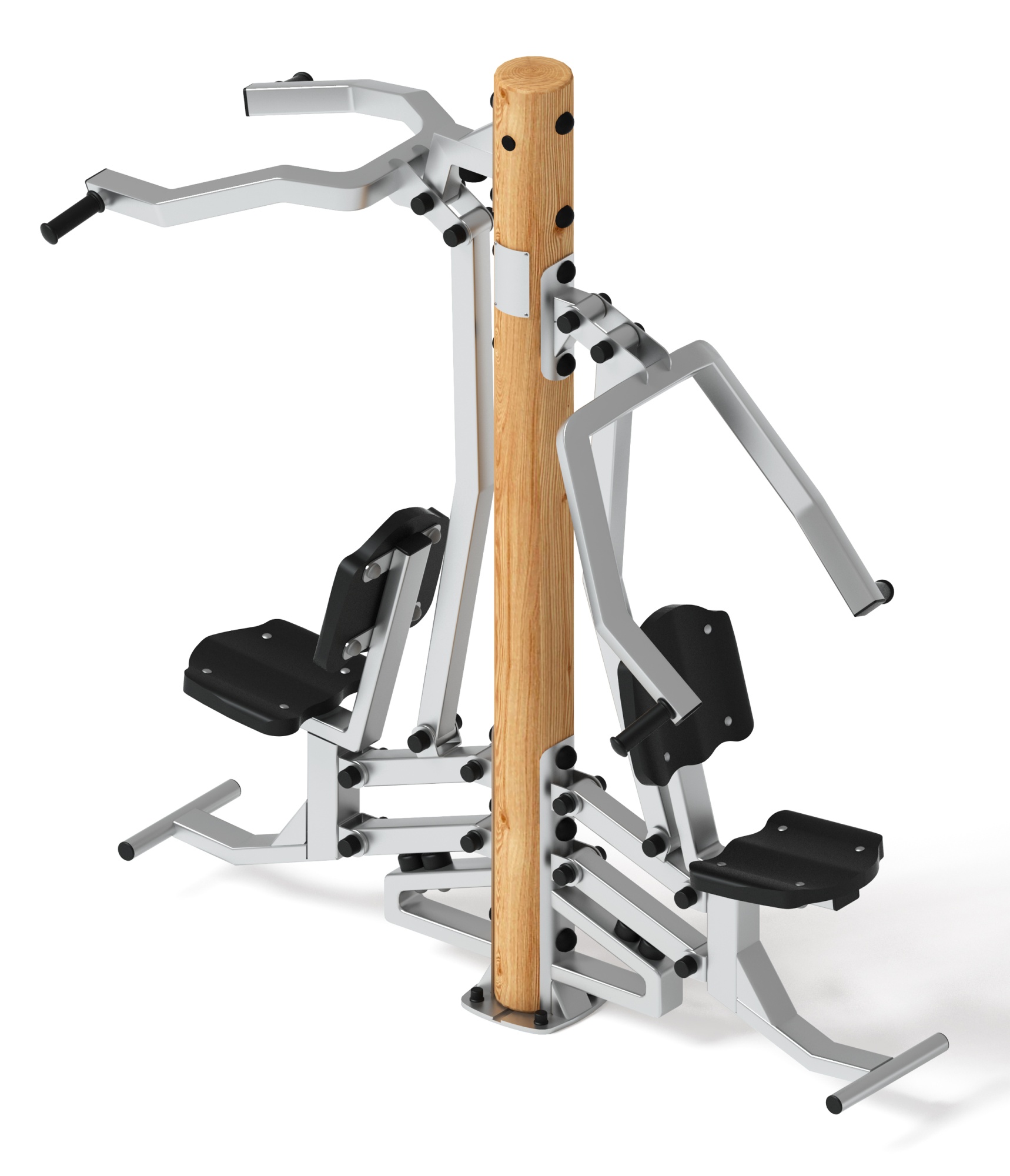 Тренажер тяга верхняя + жим от груди (лиственница) СТ 027-Л.И1