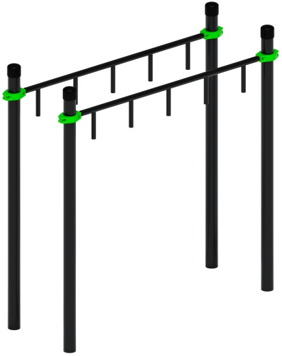 Воркаут ЛОВ 89 зеленый ВТ 101.10-02