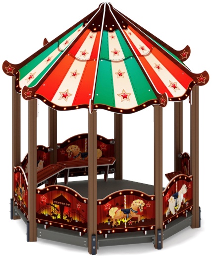 Беседка-пагода Карнавал (Шапито) - МФ 10.22.01-01