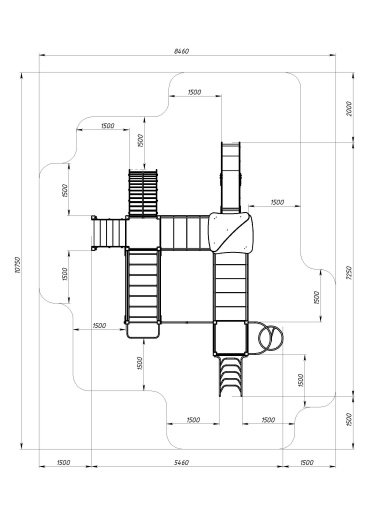 Волшебный город (Майя) - ДИК 2.19.02-01 - Игровой комплекс Н=1200