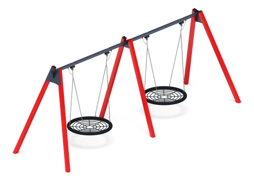 Качели-гнездо М2 (красный)  - ИО 12.М.05.05.01-01