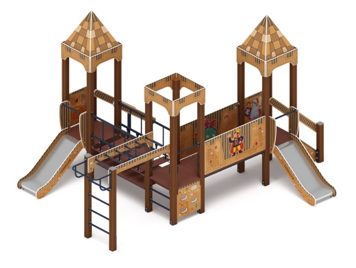 Королевство (Картонное) - ДИК 1.15.08-22 - Игровой комплекс H=750