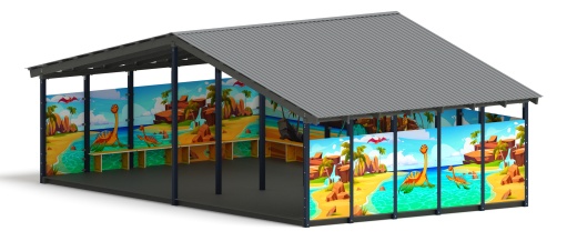 Теневой навес (Дино) - МФ 70.8.5-13