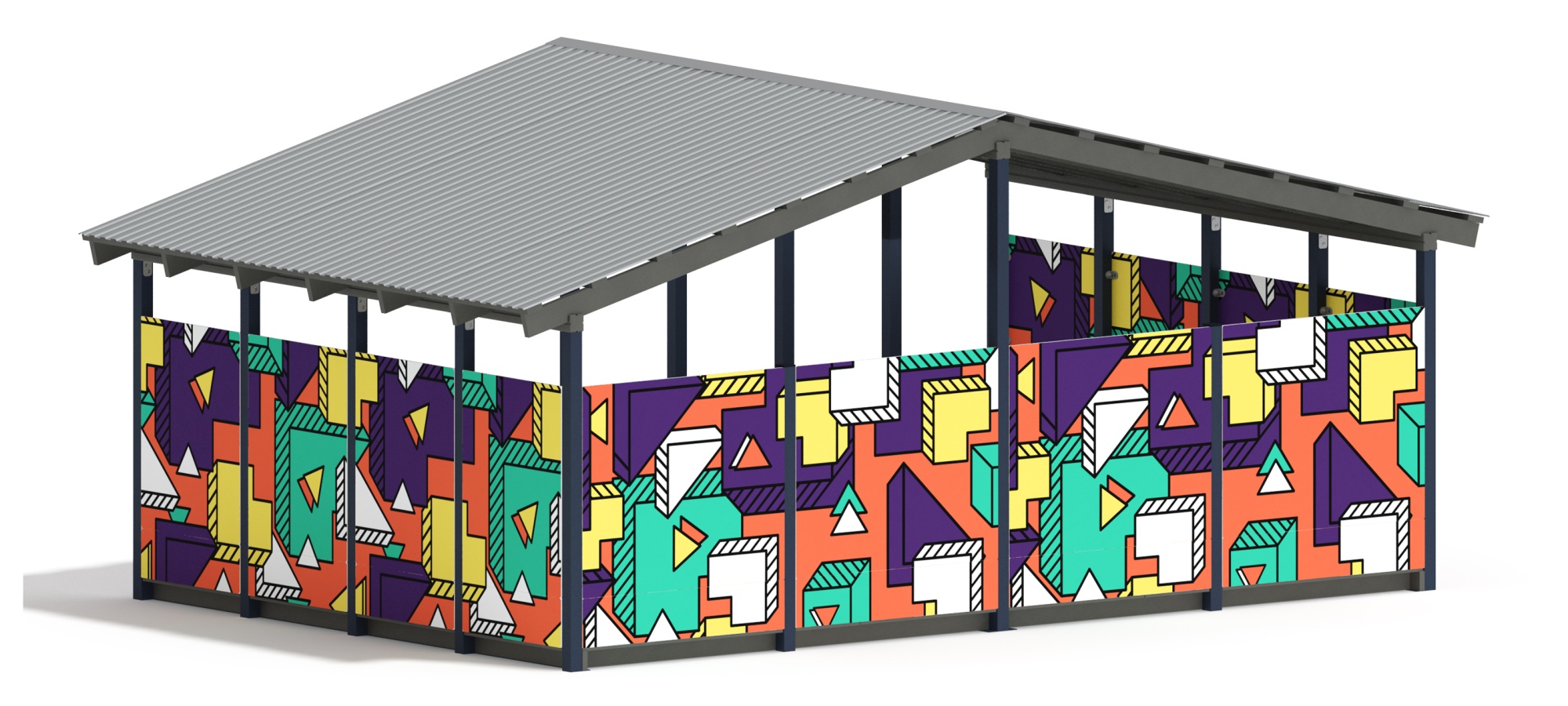 Теневой навес (Геометрия) - МФ 70.6.4-03