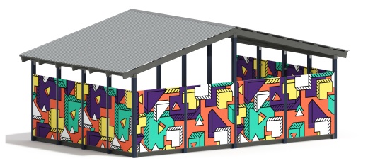 Теневой навес (Геометрия) - МФ 70.6.4-03