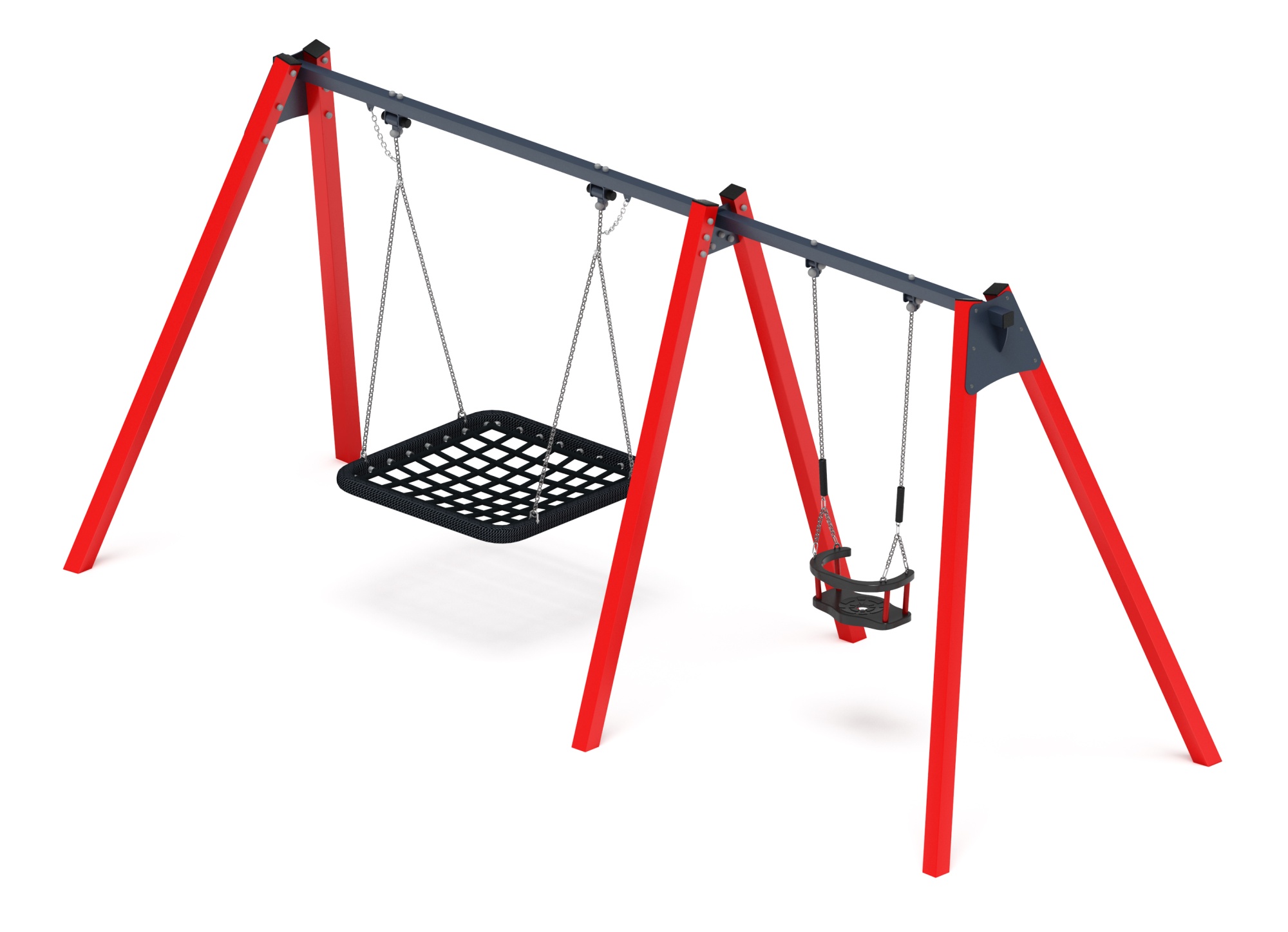 Качели М2 (красный) ИО 12.М.06.01.01-01