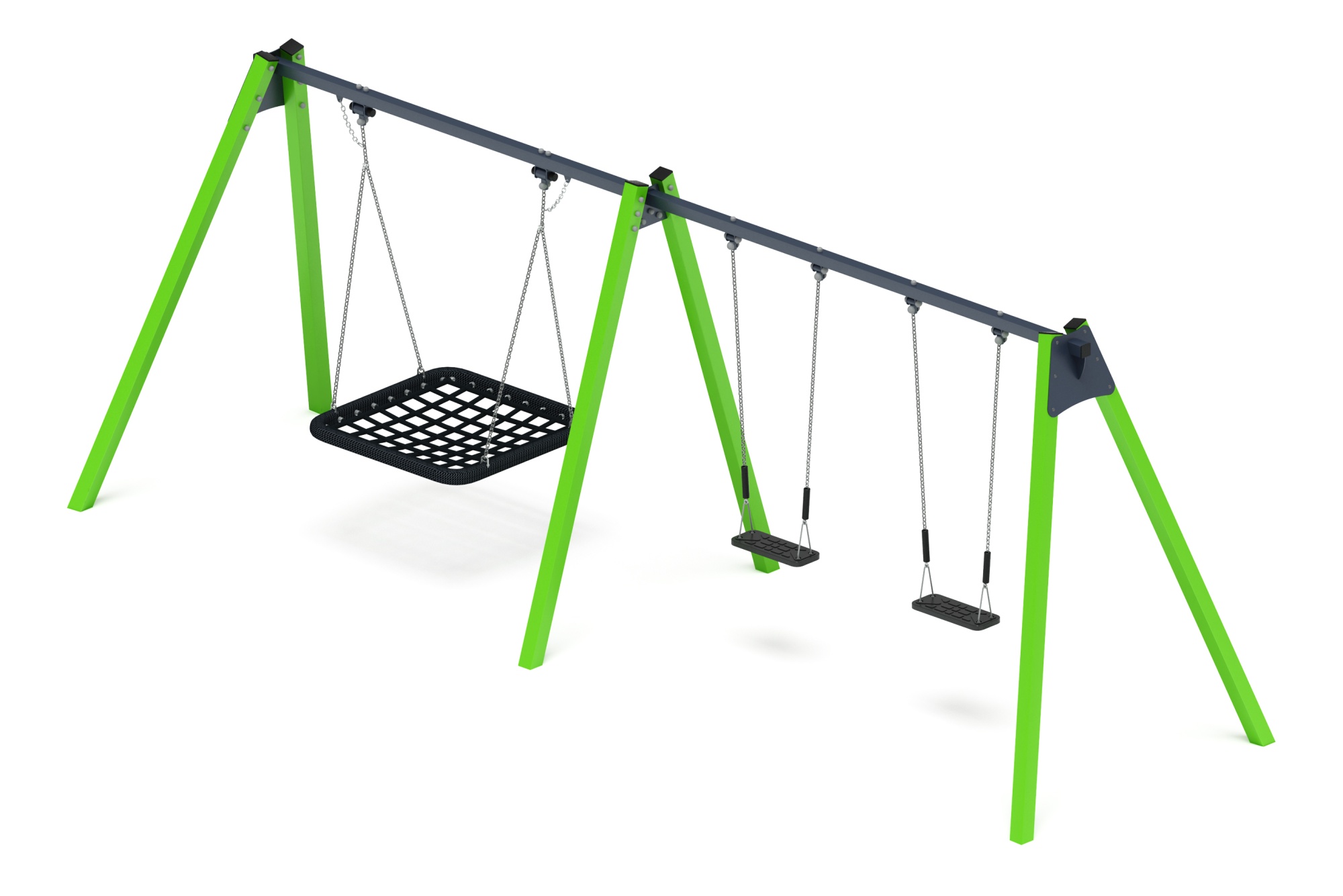 Качели М3 (зеленый) ИО 13.М.06.03.03.01-02