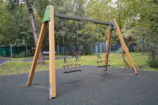 Качели на цепочках двойные (брус) КАЧ-1.9