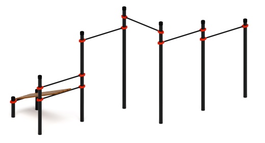 Воркаут 108 красный ВТ 12.15-01