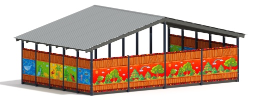 Теневой навес (Карандаши) - МФ 70.8.5-09