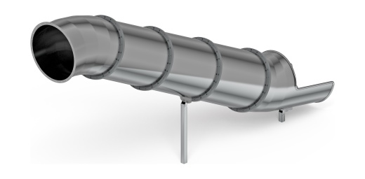 Горка тоннельная прямая 2000 нержавеющая сталь SNSР 2000.764
