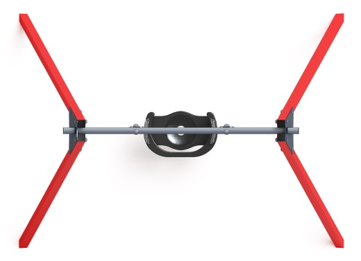 Качели М1 (красный) - ИО 11.М.01.03-01