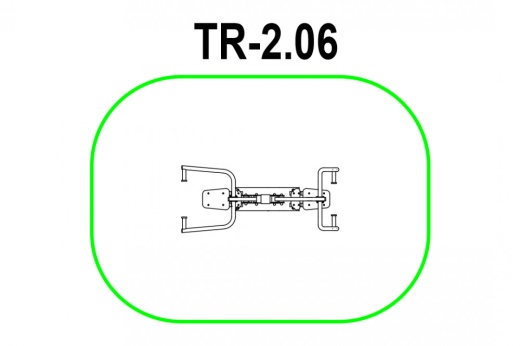 Тренажер двойной «Жим - Вертикальная тяга» ТР-2.06