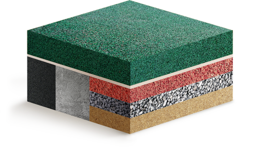 Покрытие из резиновой крошки  Sport Classic