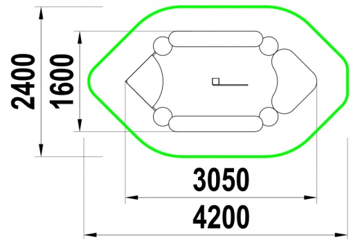 Песочница "Парусник" МФ-1.11